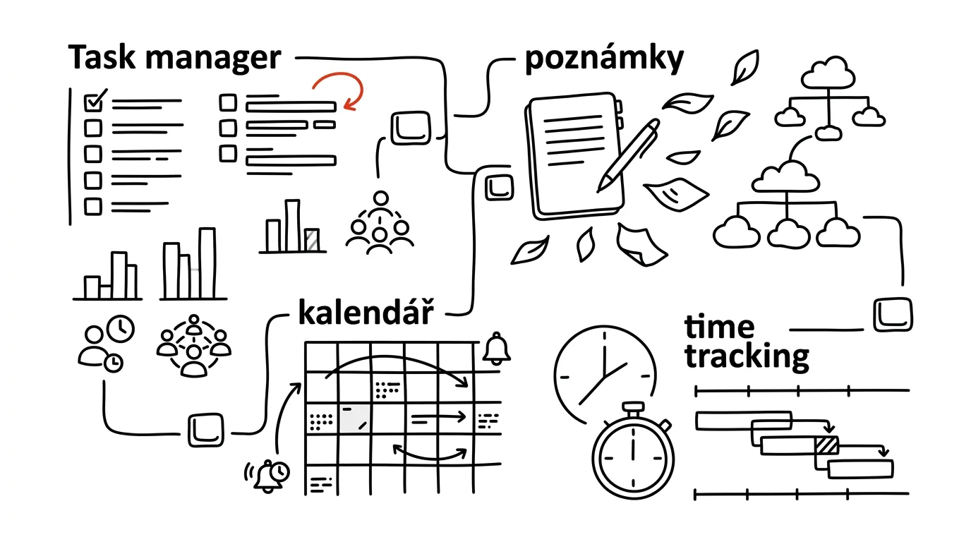 Ilustrace ke kapitole: Klíčové kategorie aplikací