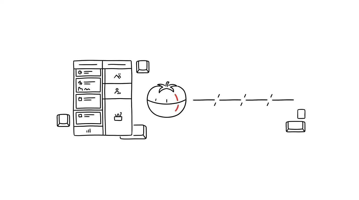 Ilustrace ke kapitole: Pomodoro a time-blocking