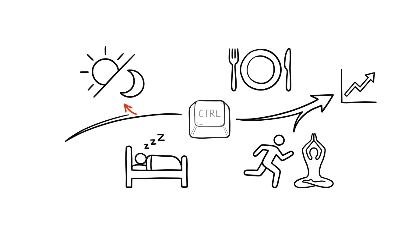 Ilustrace ke kapitole: Jak pracovat v souladu s vlastním tělem