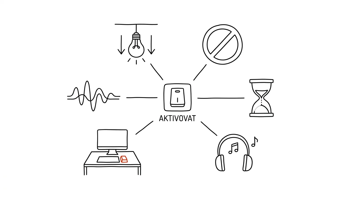Ilustrace k článku: Smart home scénář: Deep Work Mode na jedno kliknutí