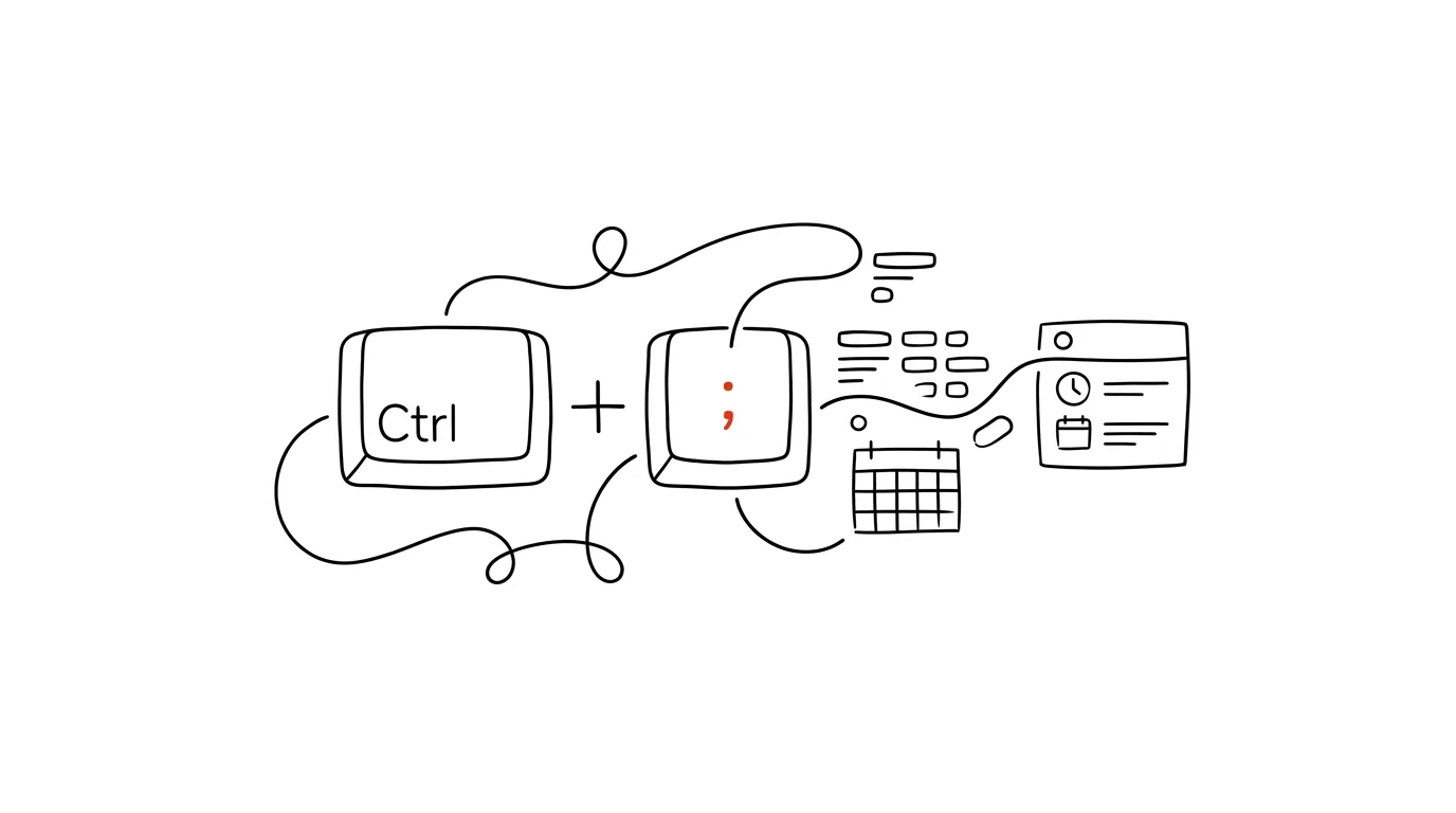 Ilustrace k článku: Excel: dnešní datum zkratkou Ctrl+;