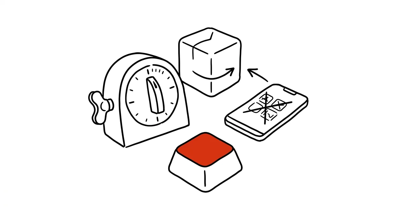 Ilustrace k článku: Fyzický Pomodoro timer místo aplikace