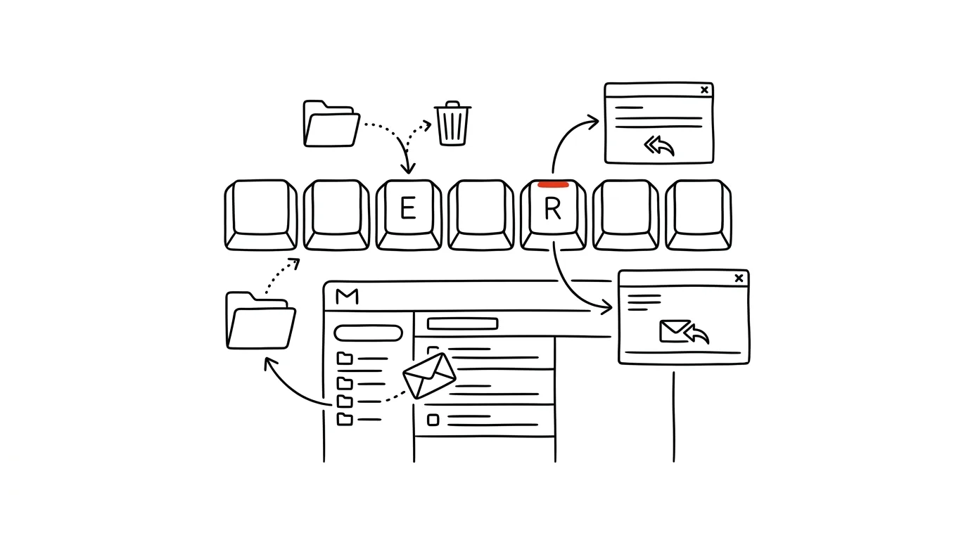 Ilustrace k článku: Gmail z klávesnice: E archivuje, R odpovídá