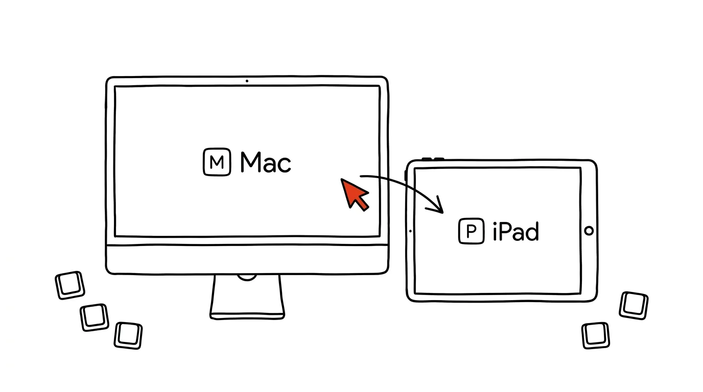 Ilustrace k článku: Universal Control: jedna myš a klávesnice pro Mac i iPad