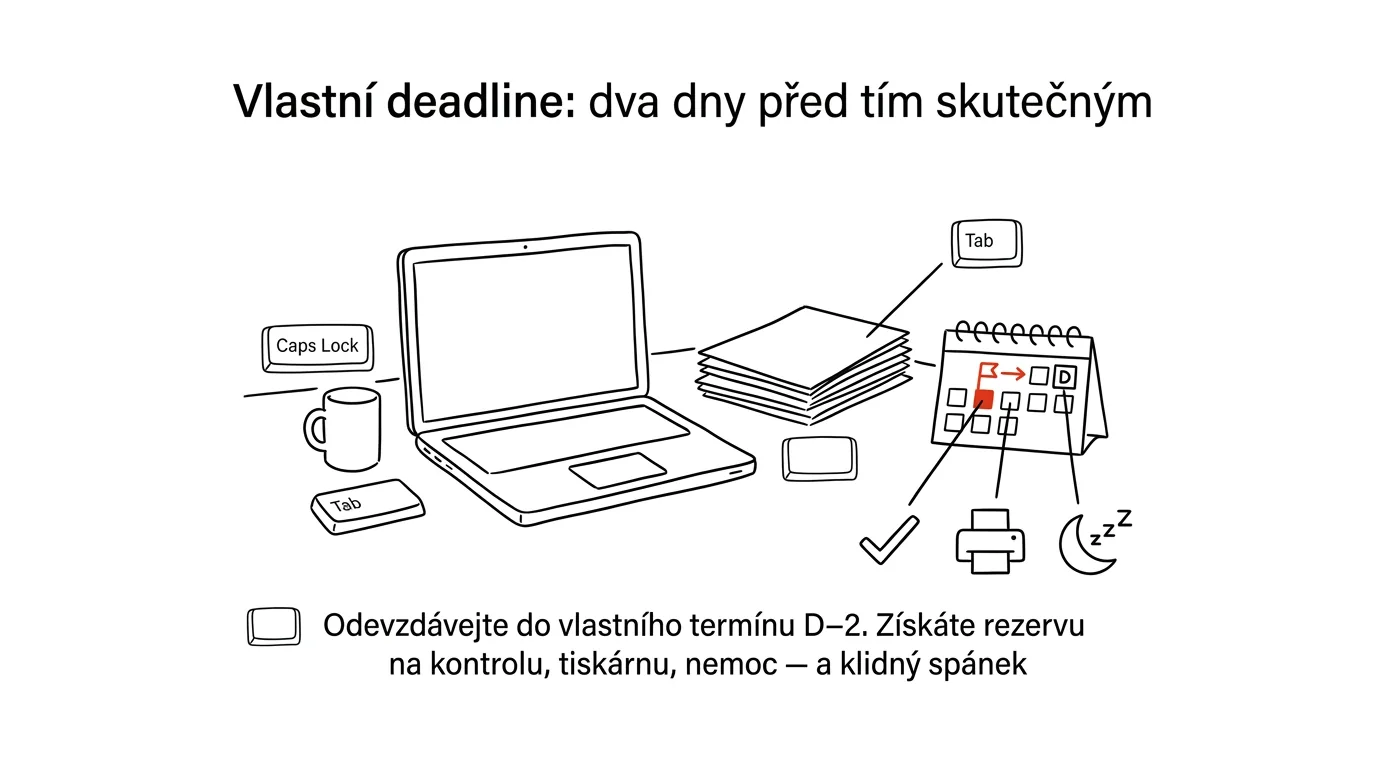 Ilustrace k článku: Vlastní deadline: dva dny před tím skutečným