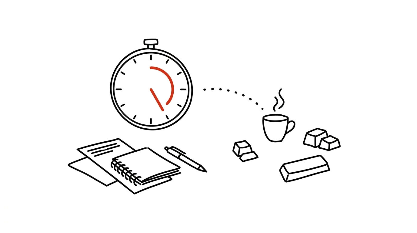 Ilustrace k článku: Pomodoro: 25 minut práce, 5 minut pauza