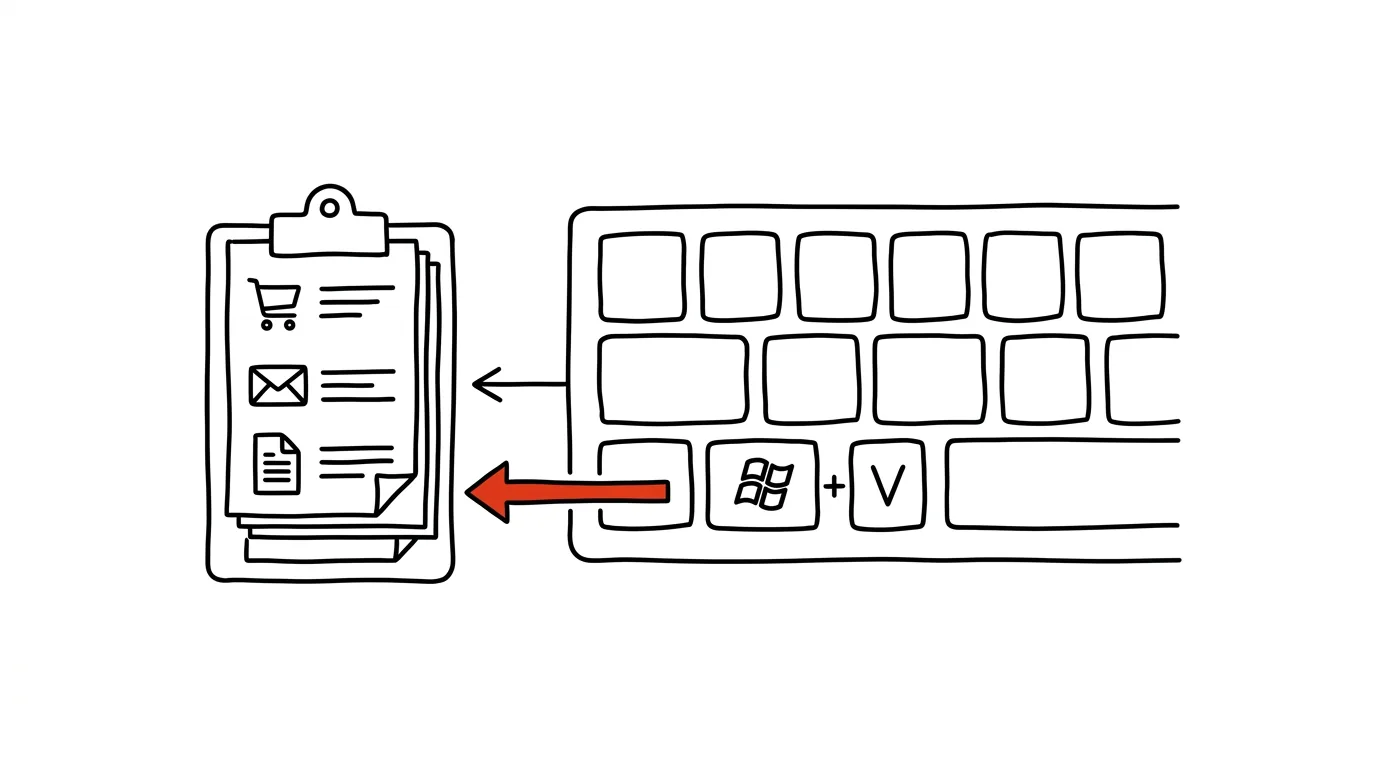 Ilustrace k článku: Historie schránky ve Windows: Win+V